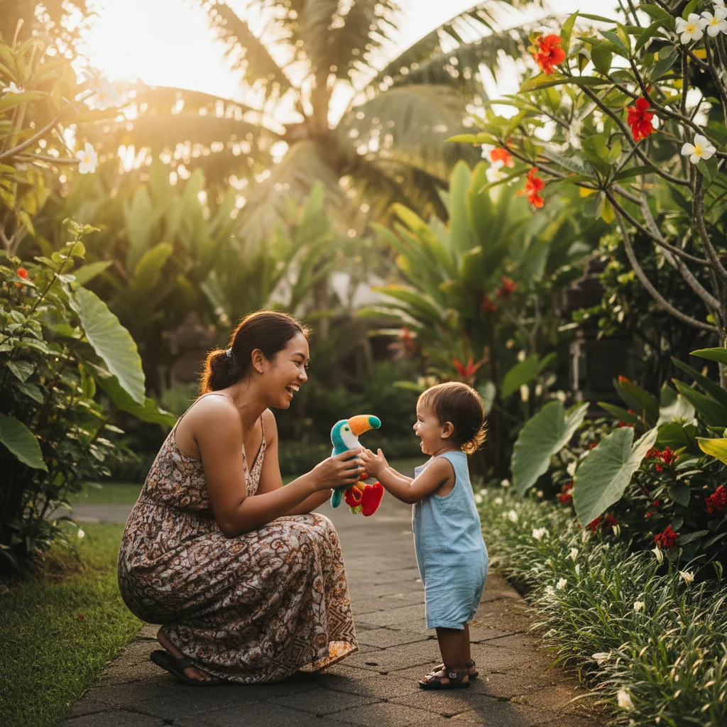 Full-Day Nanny - 8 hours - Rp 800.000